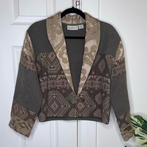 Vintage Tapestry Patchwork Jacket Small